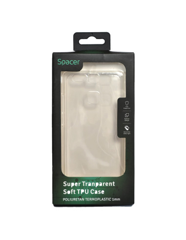 Husa Huawei telefon P9, transparent, tip back...