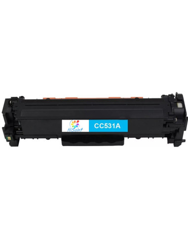 Toner CAMELLEON Cyan, CC531AU-CP, compatibil cu...