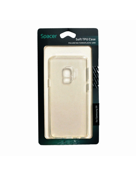 Husa Samsung S9 Spacer, transparenta, grosime 1 mm, material flexibil TPU "SPT-STS-SA.S9"