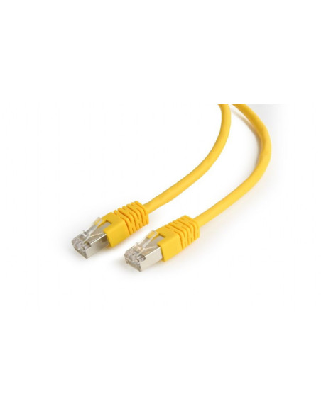 PATCH CORD UTP SPACER Cat5e, cupru-aluminiu, 10 m, galben, AWG26, "SP-PT-CAT5-10M-Y"