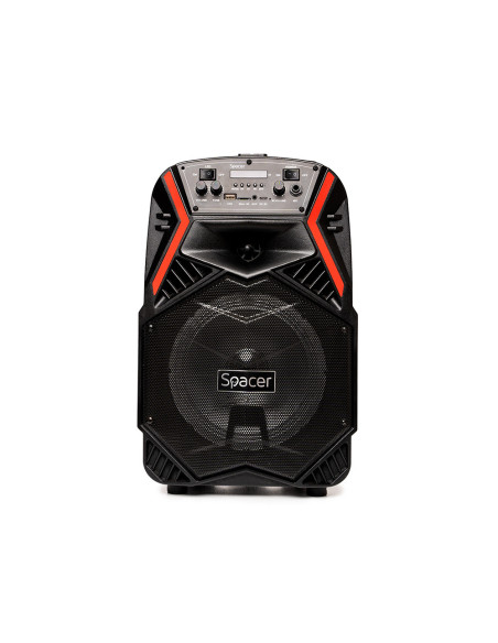 BOXA SPACER portabila bluetooth COUGAR, tip troler, RMS: 35W, 8" woofer, acumulator 3.7V,1800 mAh, input : AUX audio, radio FM,
