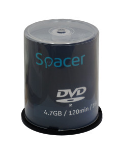 DVD-R SPACER 4.7GB, 120min, viteza 16x, 100 buc, spindle,...