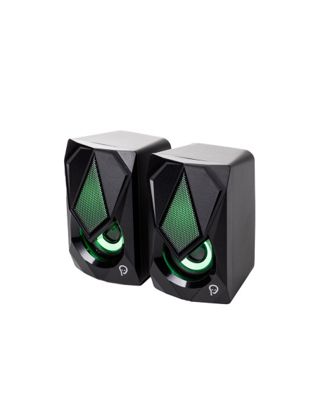 BOXE SPACER Gaming 2.0, RMS: 6W (2 x 3W), control volum, 2 x LED, USB power, black, "SPB-STORM"