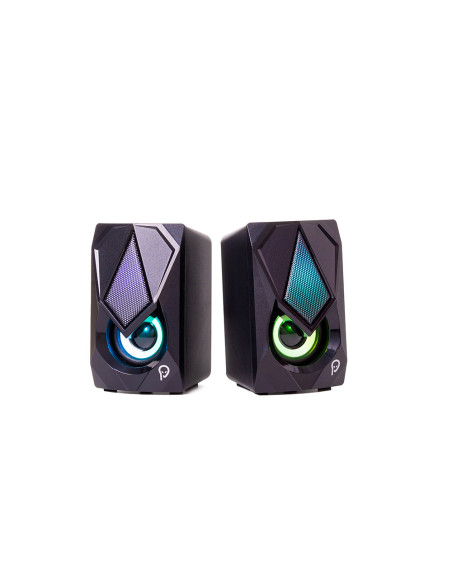 BOXE SPACER Gaming 2.0, RMS: 6W (2 x 3W), control volum, 2 x LED, USB power, black, "SPB-STORM"