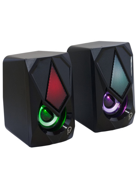 BOXE SPACER Gaming 2.0, RMS: 6W (2 x 3W), control volum, 2 x LED, USB power, black, "SPB-STORM"