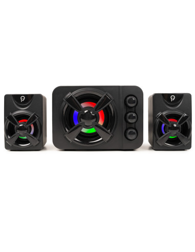 BOXE SPACER Gaming 2.1, RMS: 11W (2 x 3W + 5W),...