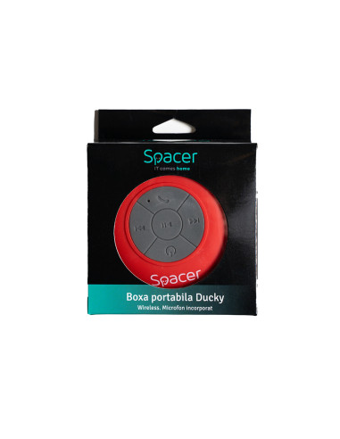 BOXA SPACER portabila bluetooth, DUCKY-RED,...