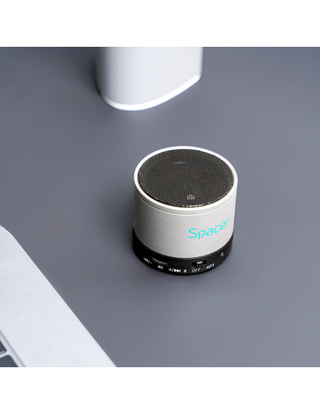 BOXA SPACER portabila bluetooth TOPPER, RMS: 3W, control volum, acumulator 520mAh, timp de functionare pana la 5 ore, distanta d
