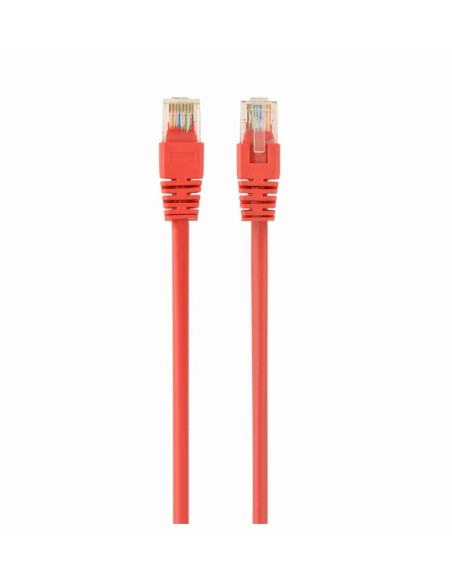 PATCH CORD UTP SPACER Cat5e, cupru-aluminiu, 0.25 m, rosu, AWG26, "SP-PT-CAT5-0.25M-R"