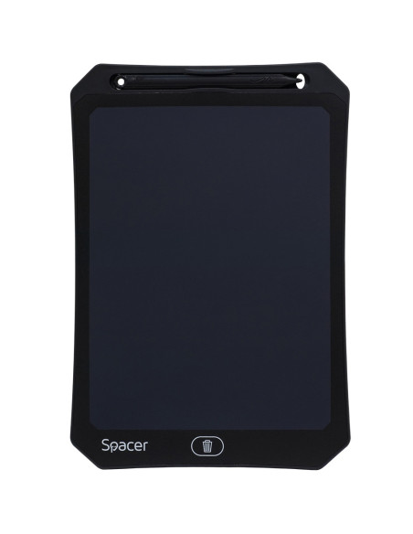 TABLETA LED SPACER pentru scris si desenat, interactiva, e-learning, 10 display, black, baterie CR2025 "SPTB-LED-10"