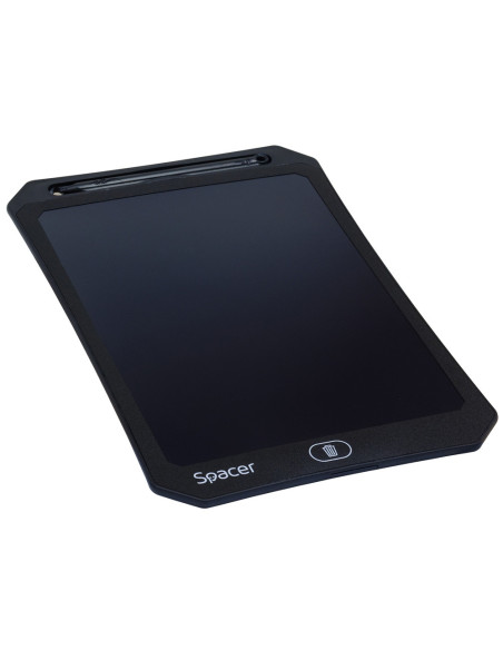 TABLETA LED SPACER pentru scris si desenat, interactiva, e-learning, 10 display, black, baterie CR2025 "SPTB-LED-10"
