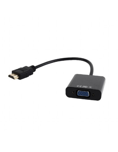 CABLU video SPACER, HDMI (T) la VGA (M), 15cm,...