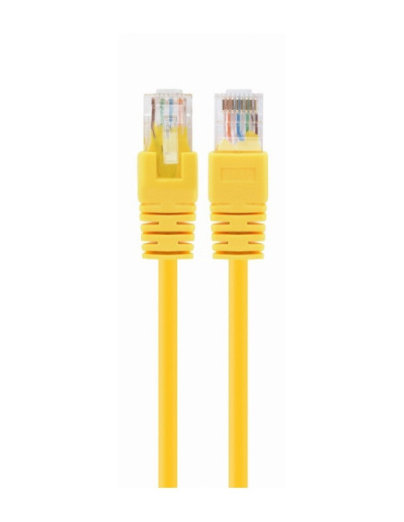 PATCH CORD UTP SPACER Cat5e, cupru-aluminiu, 0.25 m, galben, AWG26, "SP-PT-CAT5-0.25M-Y"