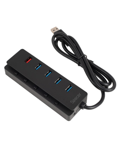 HUB extern SPACER, porturi USB: USB 3.0 x 4,...