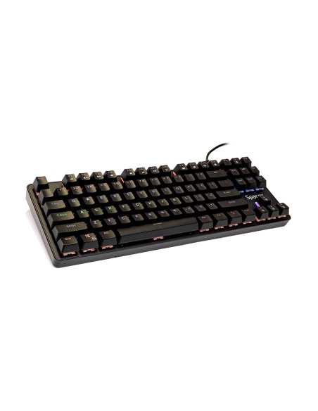 TASTATURA MECANICA SPACER USB IMMORTAL, switch-uri mecanice albastre, 50 mil. apasari, 87 taste, anti-ghosting 26 taste, anti-sp