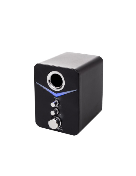 BOXE SPACER Gaming 2.1, RMS: 11W (2 x 3W + 5W), control volum, bass, treble, 3 x LED, USB power, black, 43502139 "SPGS-TORNADO"