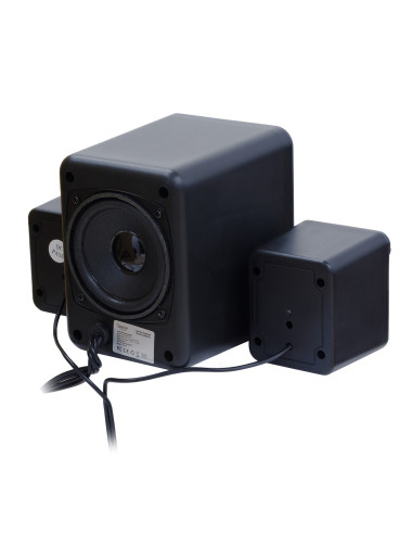 BOXE SPACER Gaming 2.1, RMS: 11W (2 x 3W + 5W),...
