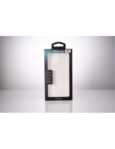Husa Samsung Galaxy M12 Spacer, transparenta, grosime 1.5mm, protectie suplimentara antisoc la colturi, material flexibil TPU "S