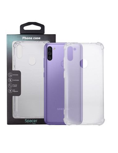 Husa Samsung Galaxy M11 Spacer, transparenta,...