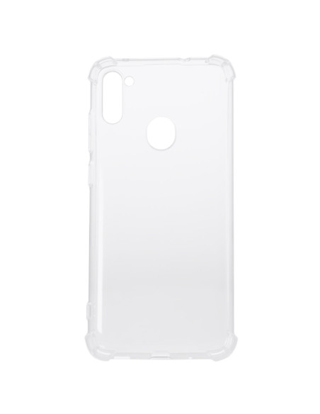 Husa Samsung Galaxy M11 Spacer, transparenta, grosime 1.5mm, protectie suplimentara antisoc la colturi, material flexibil TPU "S
