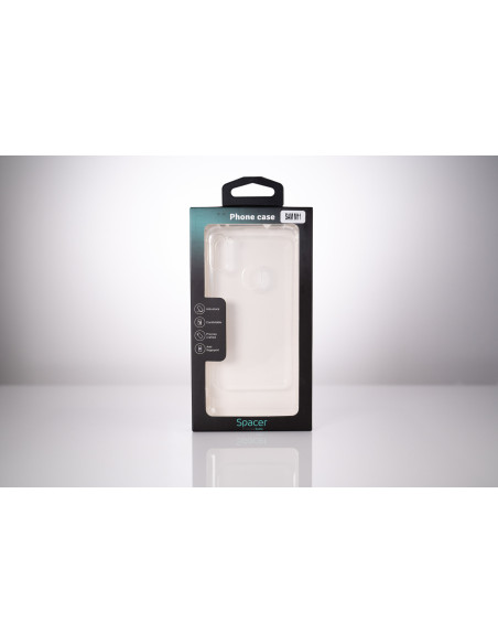 Husa Samsung Galaxy M11 Spacer, transparenta, grosime 1.5mm, protectie suplimentara antisoc la colturi, material flexibil TPU "S