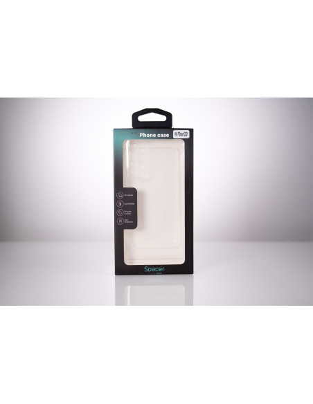 Husa Huawei telefon P Smart, transparent, tip back cover, protectie suplimentara antisoc la colturi, material flexibil TPU, "SPP