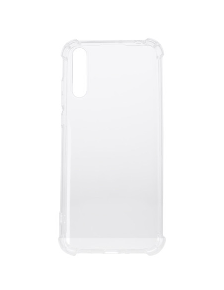 Husa Huawei telefon P Smart S, transparent, tip back cover, protectie suplimentara antisoc la colturi, material flexibil TPU, "S