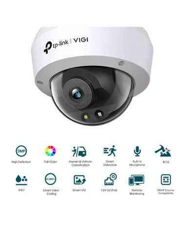 Camere supraveghere IP TP-LINK VIGI 3MP DOME...