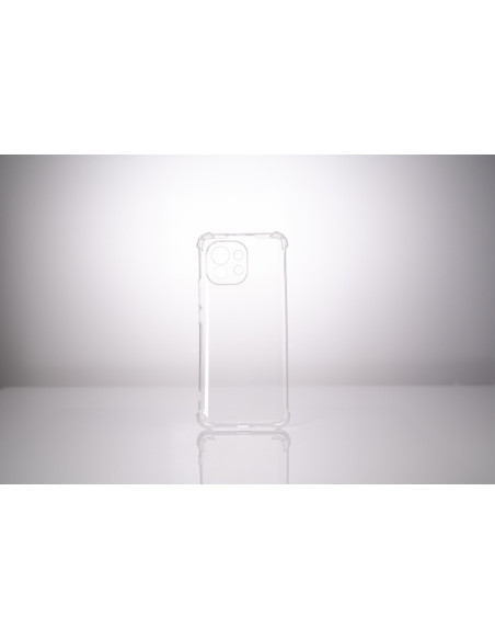 Husa Xiaomi Mi 11 5G Spacer, transparenta, grosime 1.5mm, protectie suplimentara antisoc la colturi, material flexibil TPU "SPPC