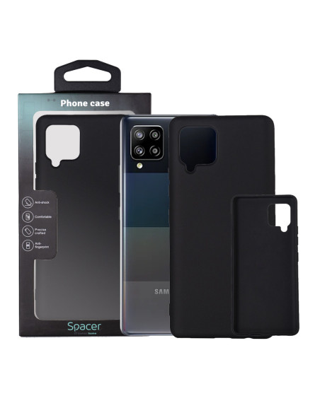 Husa Samsung Galaxy A42 Spacer, negru, grosime 1.5mm, material flexibil TPU "SPPC-SM-GX-A42-TPU"