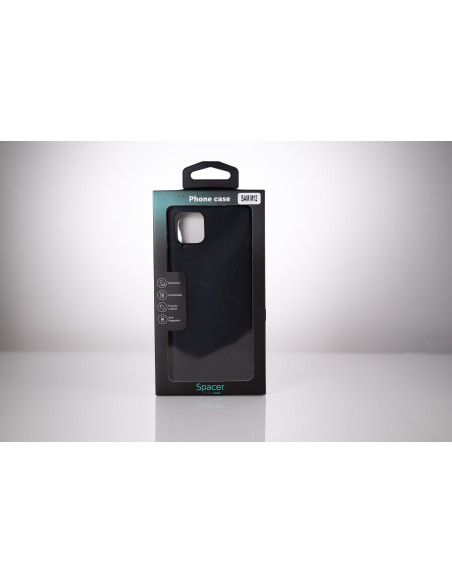 Husa Samsung Galaxy M12 Spacer, negru, grosime 1.5mm, material flexibil TPU "SPPC-SM-GX-M12-TPU"