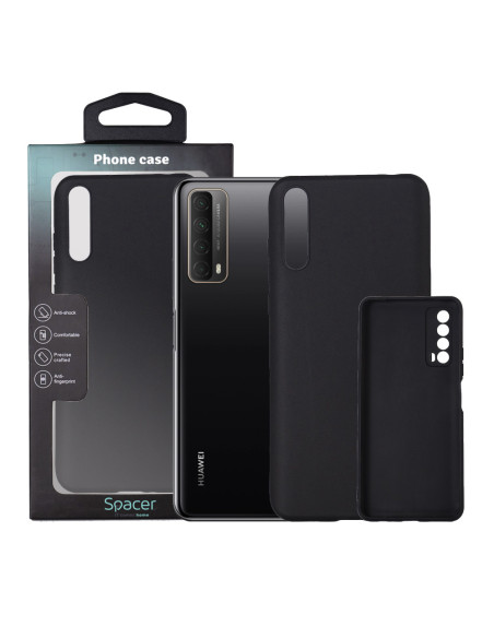 Husa Huawei telefon P Smart S, negru, tip back cover, material flexibil TPU, "SPPC-HU-P-SS-TPU"