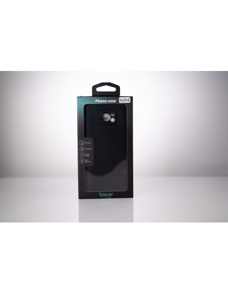 Husa Xiaomi Pocophone X3 Pro 5G Spacer, negru, grosime 1.5mm, material flexibil TPU "SPPC-XI-PC-X3P5G-TPU"