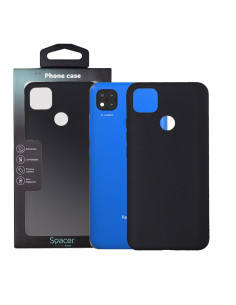Husa Xiaomi Redmi 9C Spacer, negru, grosime 1.5mm,...