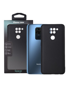Husa Xiaomi Redmi Note 9 Spacer, negru, grosime 1.5mm,...