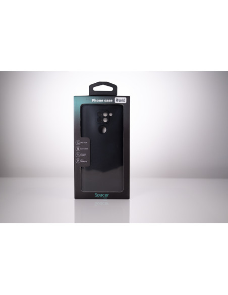 Husa Xiaomi Redmi Note 9 Spacer, negru, grosime 1.5mm, material flexibil TPU "SPPC-XI-RM-N9-TPU"