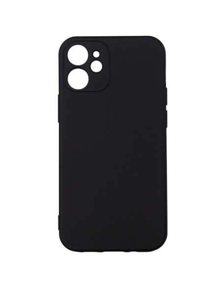 Husa Iphone 12 Mini Spacer, grosime 2mm, material flexibil silicon + interior cu microfibra, negru "SPPC-AP-IP12M-SLK"