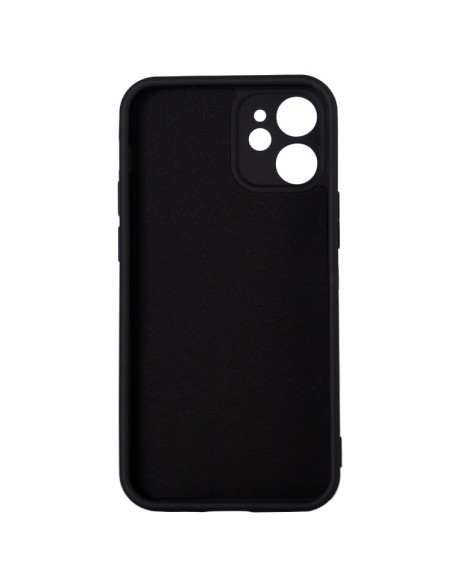Husa Iphone 12 Mini Spacer, grosime 2mm, material flexibil silicon + interior cu microfibra, negru "SPPC-AP-IP12M-SLK"