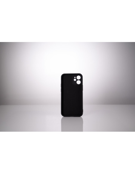 Husa Iphone 12 Mini Spacer, grosime 2mm, material flexibil silicon + interior cu microfibra, negru "SPPC-AP-IP12M-SLK"