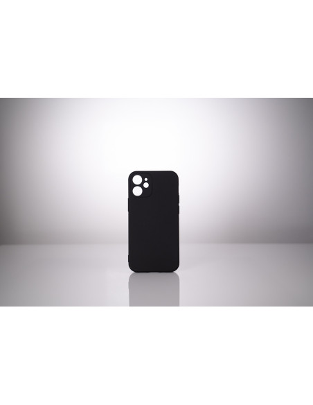 Husa Iphone 12 Mini Spacer, grosime 2mm, material flexibil silicon + interior cu microfibra, negru "SPPC-AP-IP12M-SLK"
