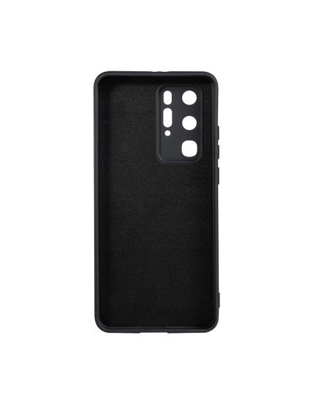 Husa Huawei telefon P 40 Pro, negru, tip back cover, material flexibil silicon + interior cu microfibra, "SPPC-HU-P-40P-SLK"