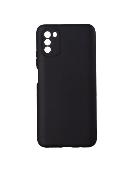 Husa Xiaomi Pocophone M3 Spacer, negru, grosime 2mm, material flexibil silicon + interior cu microfibra "SSPPC-XI-PC-M3-SLK"