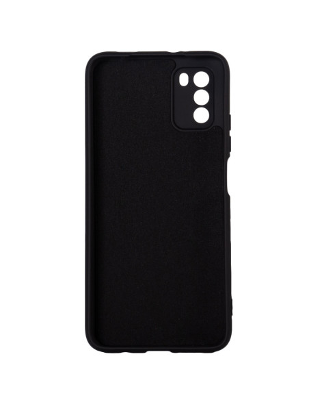 Husa Xiaomi Pocophone M3 Spacer, negru, grosime 2mm, material flexibil silicon + interior cu microfibra "SSPPC-XI-PC-M3-SLK"