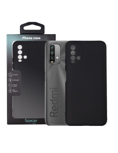 Husa Xiaomi Redmi Note 9 Spacer, negru, grosime 2mm,...