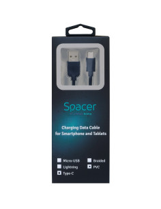 CABLU alimentare si date SPACER, pt. smartphone, USB 2.0... 2