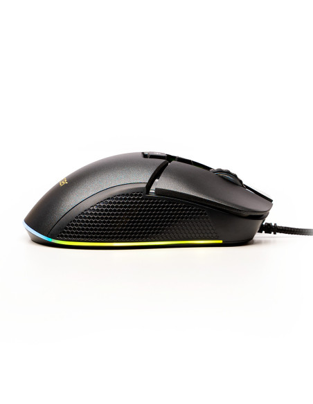 MOUSE Spacer - gaming, gaming, cu fir, USB, optic, rezolutie selectabila max. 8.000 dpi, butoane/scroll 7/1, iluminare RGB, negr