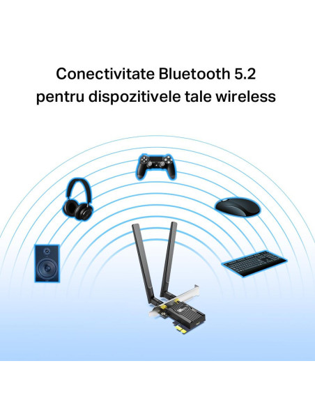 Routere Wireless TP-LINK ADAPT TX55E PCIE AX3000 BT 5.2