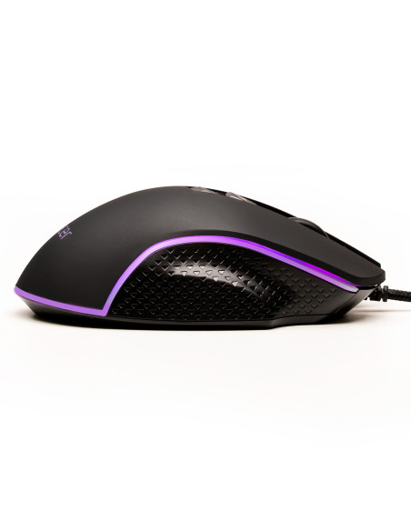 MOUSE Spacer - gaming, gaming, cu fir, USB, optic, 8.000 DPI, butoane/scroll 7/1, iluminare RGB, negru, "SPGM-PULSAR-SPEED"