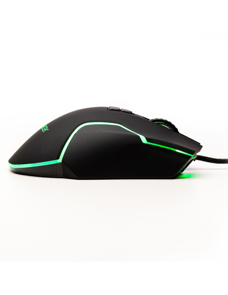 MOUSE Spacer - gaming, gaming, cu fir, USB, optic, 12.000 dpi, butoane/scroll 8/1, iluminare RGB, negru, "SPGM-ALIEN-RACE"