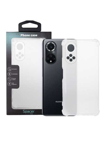 Husa Huawei telefon Nova 9, transparent, tip back cover, protectie suplimentara antisoc la colturi, material flexibil TPU, "SPPC